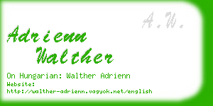 adrienn walther business card